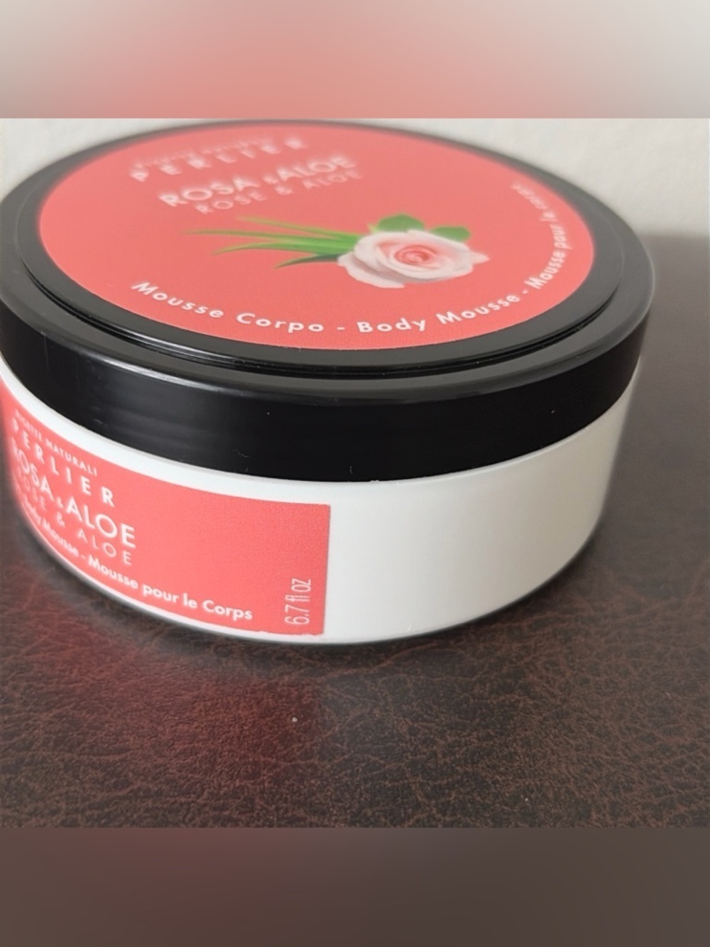 Perlier ROSA and ALOE Hydrating Body Mousse 200 ml 6.7 fl. oz. SEALED - Picture 2 of 5
